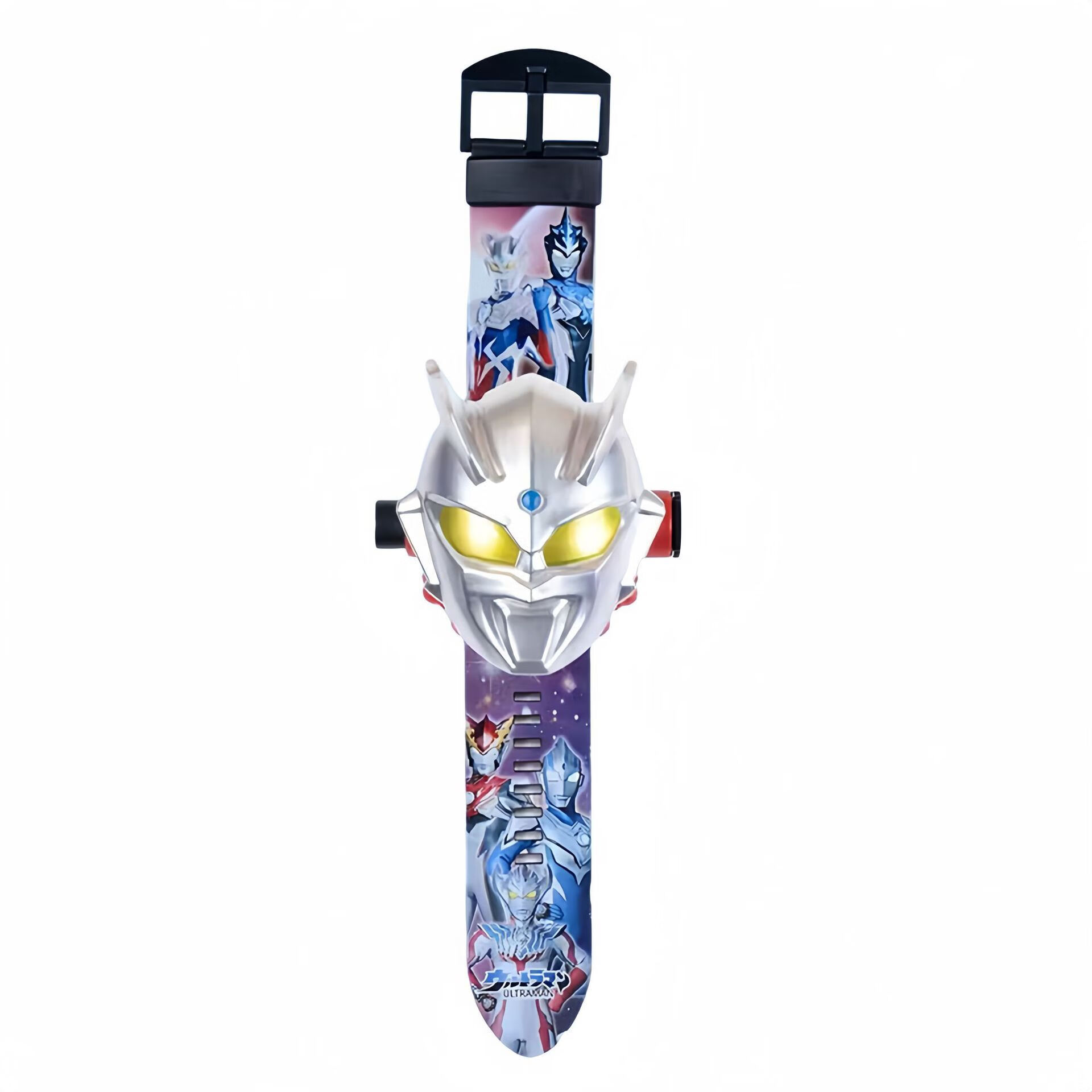 山头林村奥特曼投影手表儿童卡通发光男孩玩具赛罗电子手表3-8岁6生日礼物 迪迦【翻盖+24投影】带电