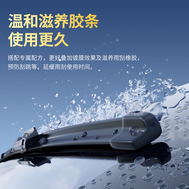 SOFT99镀膜型防冻玻璃水-20℃ 四季通用雨刮水强力去污去油膜汽车玻璃水 2L*6袋