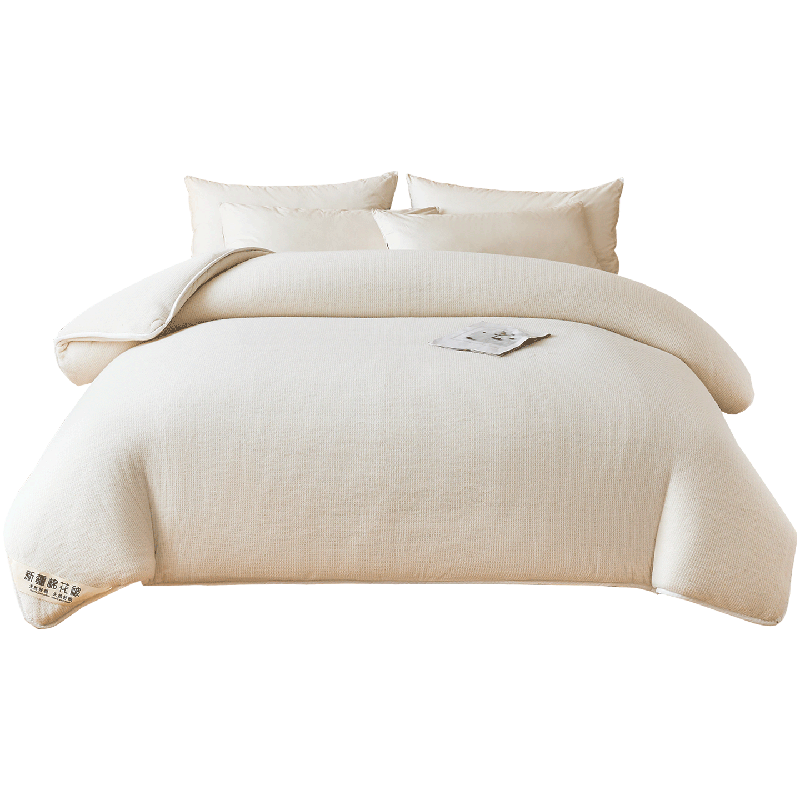 红豆抗菌新疆棉花被子秋冬棉被芯冬季加厚棉絮垫被褥子冬被1.5*2米3斤