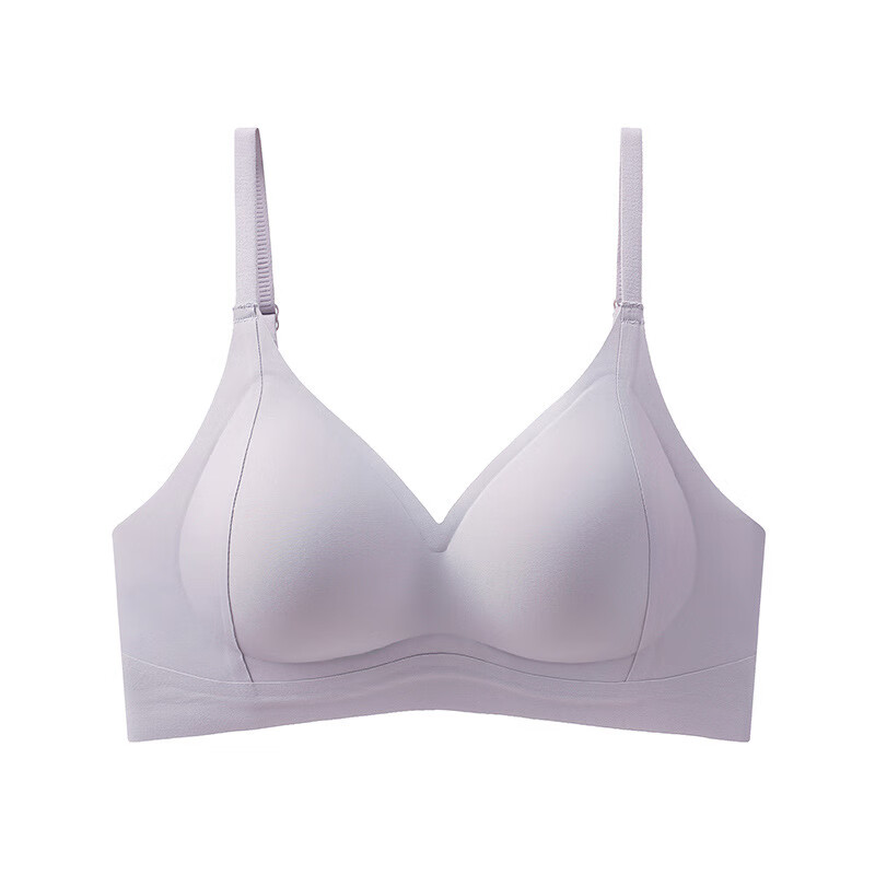 提拉内衣女小胸聚拢收副乳固定杯防下垂夏季薄款无钢圈无痕文胸罩 嫩粉色 3XL 【42/95ABC 150-165斤】