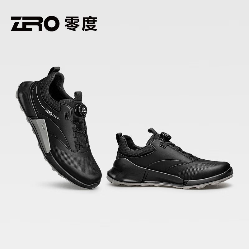 零度Zero男鞋运动鞋新款网面透气徒健跑步鞋减震厚底增高轻户外休闲鞋 黑色 41