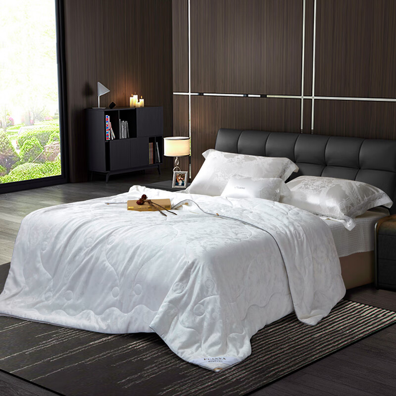 富安娜春秋被锦瑟年华提花桑蚕丝被\203*229cm\1000g 203*229