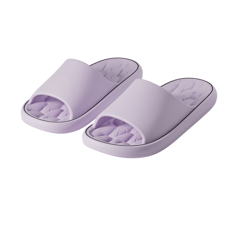 Chokichoki情侣拖鞋女士夏季室内家居一对优质eva软底情侣凉拖男士 米白+卡其 组合装 40-41【女】+44-45【男】