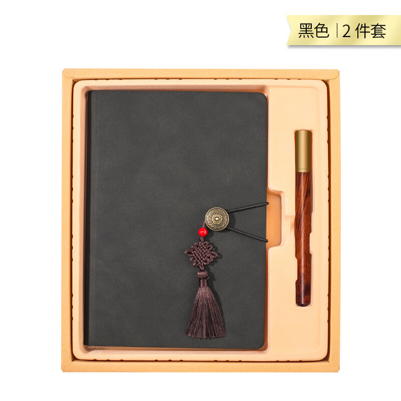 智美环球复古a5笔记本礼物商务企业年会套装礼品定制logo 毕业记录本谢师礼伴手礼盒纪念品送员工 TPF0912