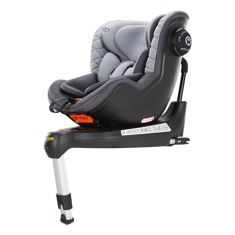 惠爾頓（Welldon）繭之愛2pro兒童安全座椅0-4歲360旋轉(zhuǎn)汽車車載 繭之愛2Pro-可調(diào)性頭靠-騎士黑