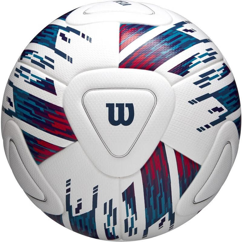 威爾勝（Wilson）足球?qū)崙?zhàn)訓(xùn)練耐用品NCAA認證面板復(fù)合材質(zhì)足球 Size White/Blue/Purple