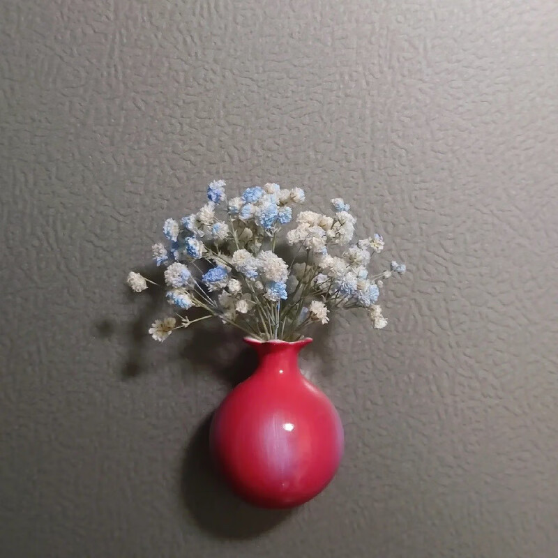 小雕匠故宫石榴尊冰箱贴磁吸辽宁省博物馆文创小花瓶旅游纪念品北京 窑变红釉石榴尊冰箱贴/辽宁省博物馆 藏