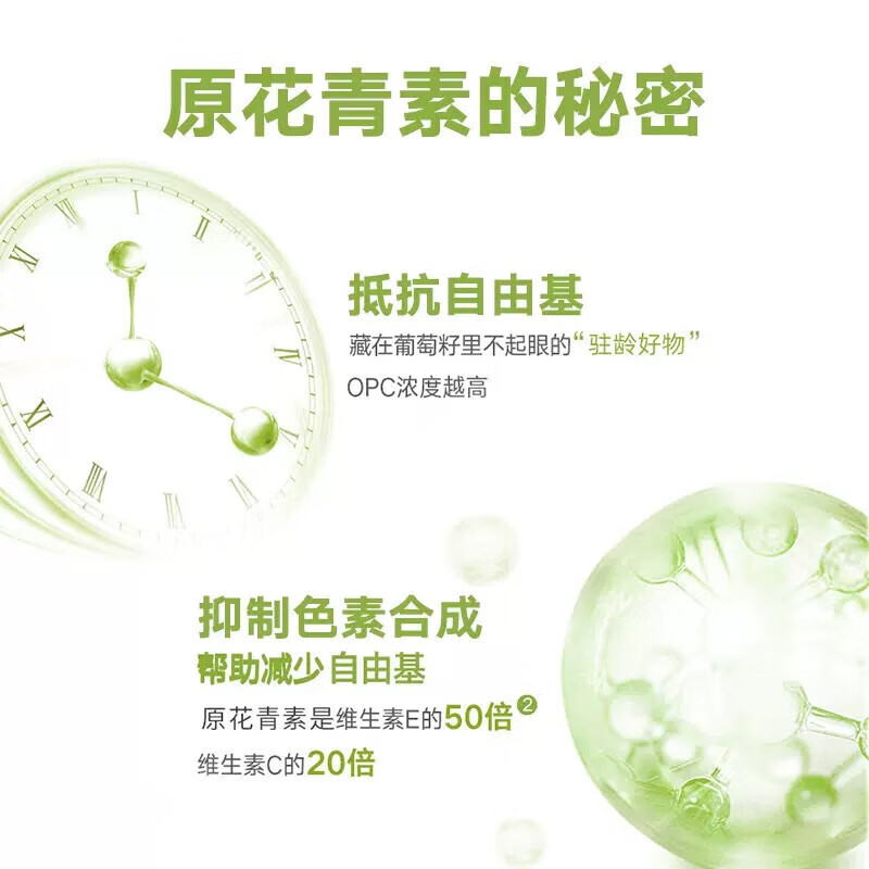 GNC葡萄籽胶囊提取物白藜芦醇花青素美容养颜美白100粒/瓶