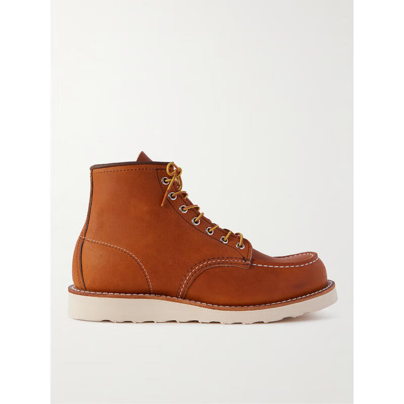 Red Wing 轻奢 男士 875 经典款莫卡辛皮质靴子 Brown 20 | 10.5 UK