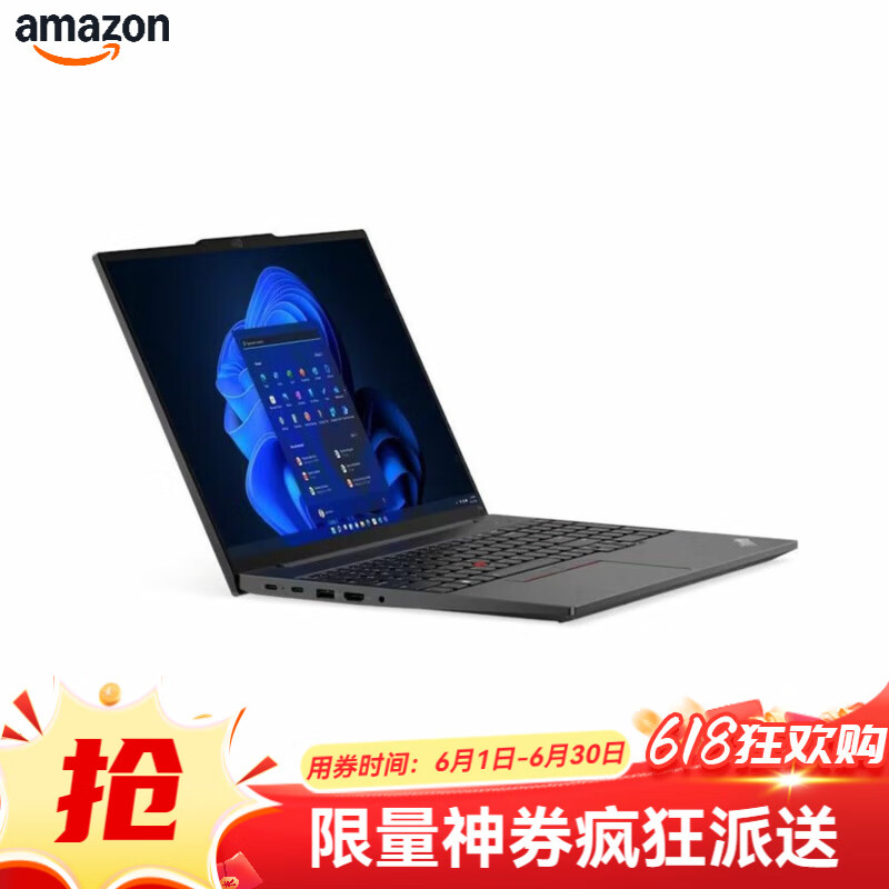 LENOVO 联想 ThinkPad E16 Gen 1 16英寸 AMD 锐龙7 16GB 512GB 防眩光 石墨黑