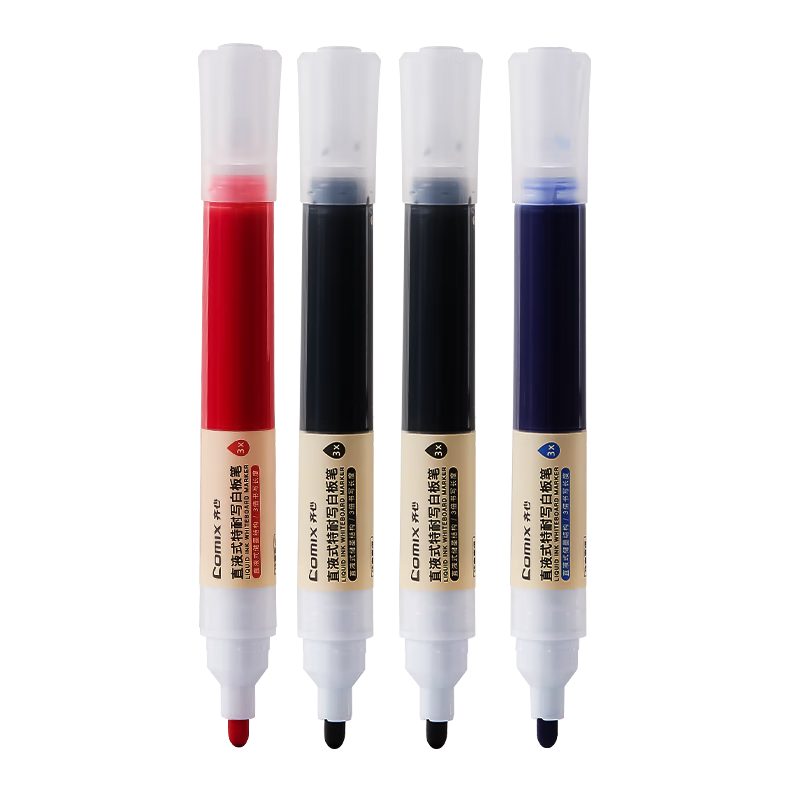 ��������дֱҺʽ�װ�� 1.8mm�ɲ��ײ��޺۰칫�������ӽ�ѧ ��ɫ�װ��3ɫ��װ 4֧/�� �ľ� EW716