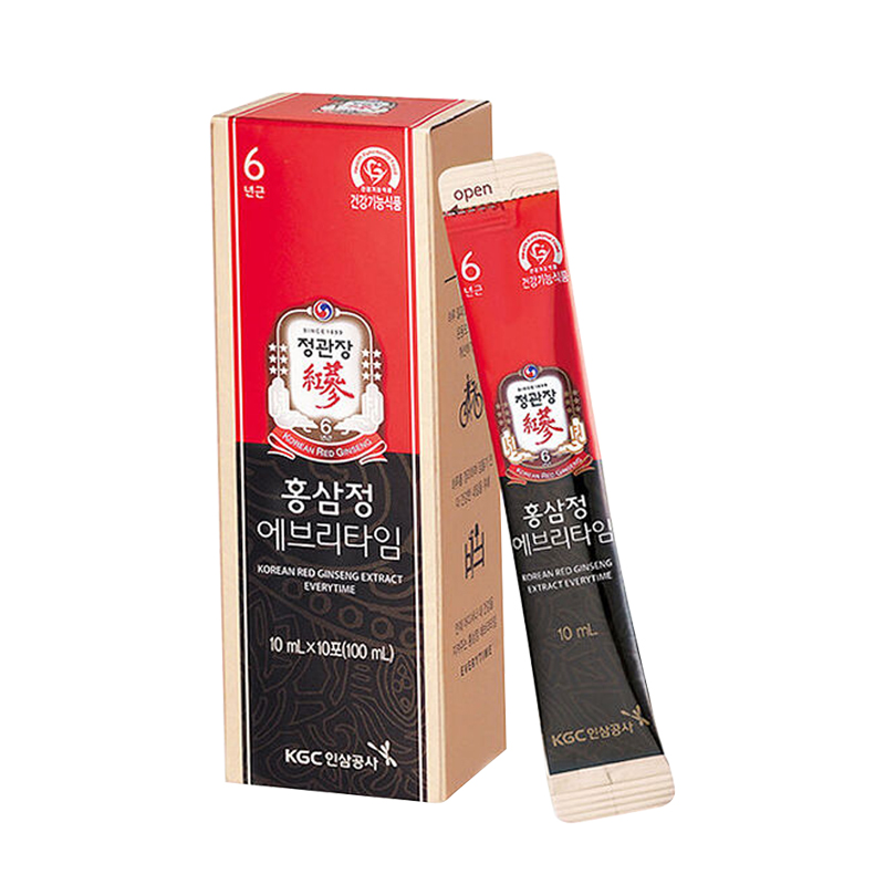 正官庄红参液高丽参精10ml*10包30%浓缩液价格,功效及评测分享