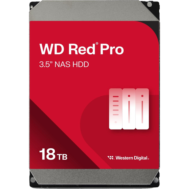 西部数据内置硬盘 18TB WD Red Pro NAS驱动器 红盘3.5 英寸 WD181KFGX SATA接口 2268.28元(需领券)