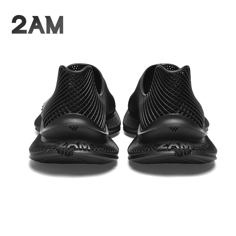 2AM· EVOLVE 4D一体成型休闲鞋透气运动健步鞋春夏款3D打印鞋 石墨黑 39
