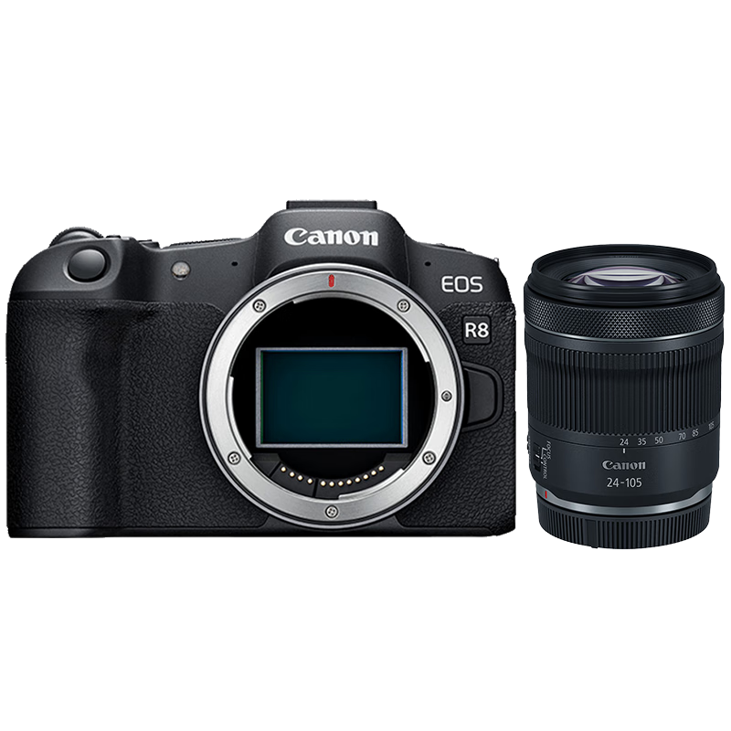 ܣCanonEOS R8 ȫ΢ֱ EOS R8+RF24-105 STM ٷ䣨6Ϣ 10354.1Ԫ()
