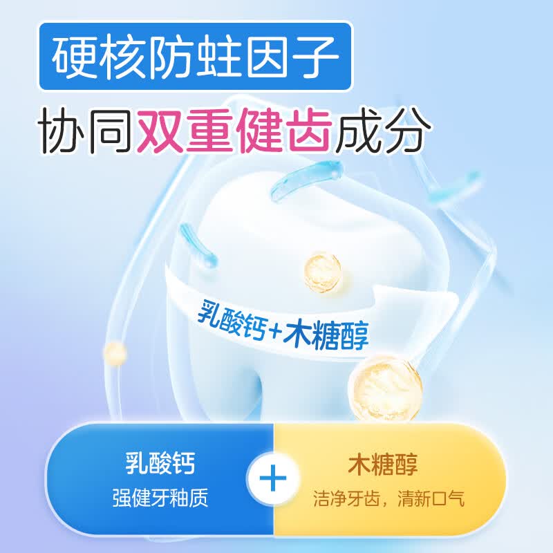 小浣熊儿童牙刷牙膏套装宝宝6-12岁护齿牙膏换牙期水果味 儿童防蛀牙膏70g4支+儿童牙刷4支