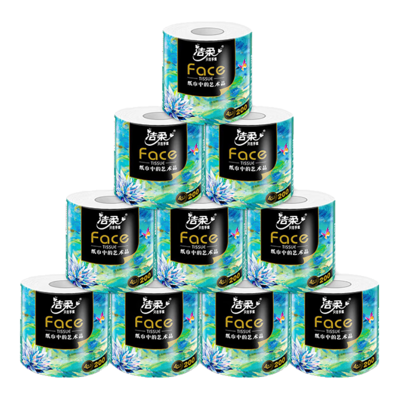 �����ͻ���ֽ �Ӻ�4��200g ��о��Ͳ����ֽ��������׽��� ��ͥʵ�� 4�� 200g/��*10�� 19.94Ԫ