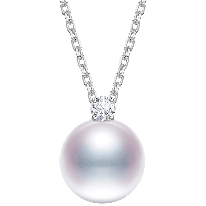 ���ڲ��������� ���� Բ�ε�ˮ��������S925��������ŵ�׹Ů��֤��ʥ�������� 10-11mm��ɫ/S925�� 286Ԫ