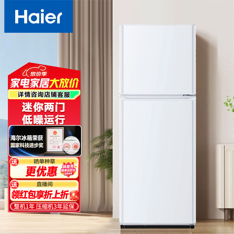 Haier/137˫żýС͵ ŵ BCD-137TMPF