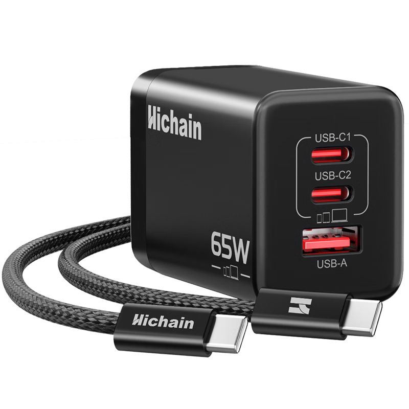 Hichain �Ͳ� 65W�����س������װ 45Wpd��ڿ��ͷType-C ��Ӫ
