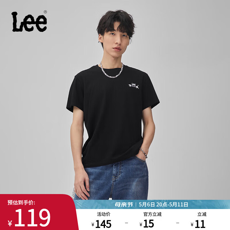 Lee���ı�׼����Բ��logo��ĸӡ����ʿ����T�����г���LMT0081 ��ɫ M