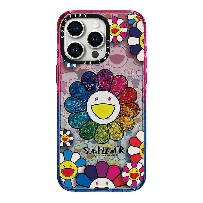 CASETIFY磁吸MagSafe联名村上隆太阳花适用iphone16pro手机壳15promax