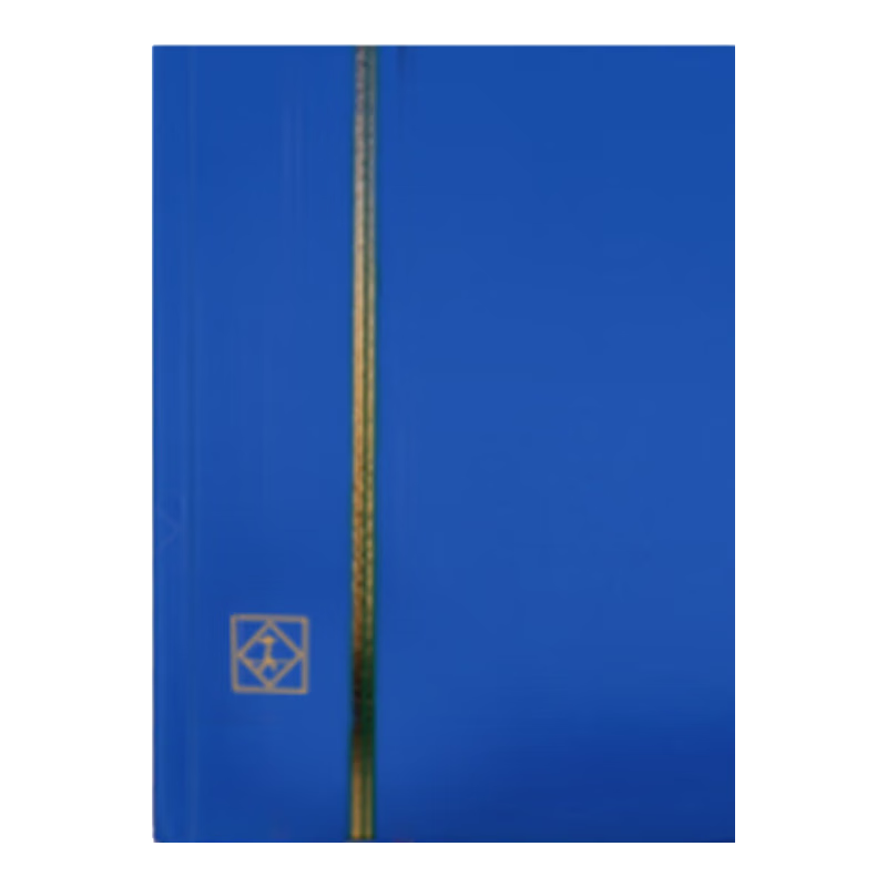 Lighthouselighthouse德國燈塔32頁A5經(jīng)典黑白底大容量高檔集郵冊郵票收藏冊 藍色（32頁A5黑底）