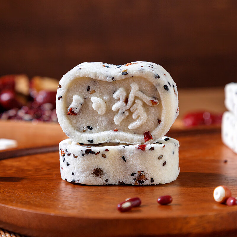 张太和红枣山药 赤小豆薏仁茯苓芡实 玫瑰芡实 陈皮鸡内金八珍糕 赤小豆薏仁茯苓芡实八珍糕500g*2袋