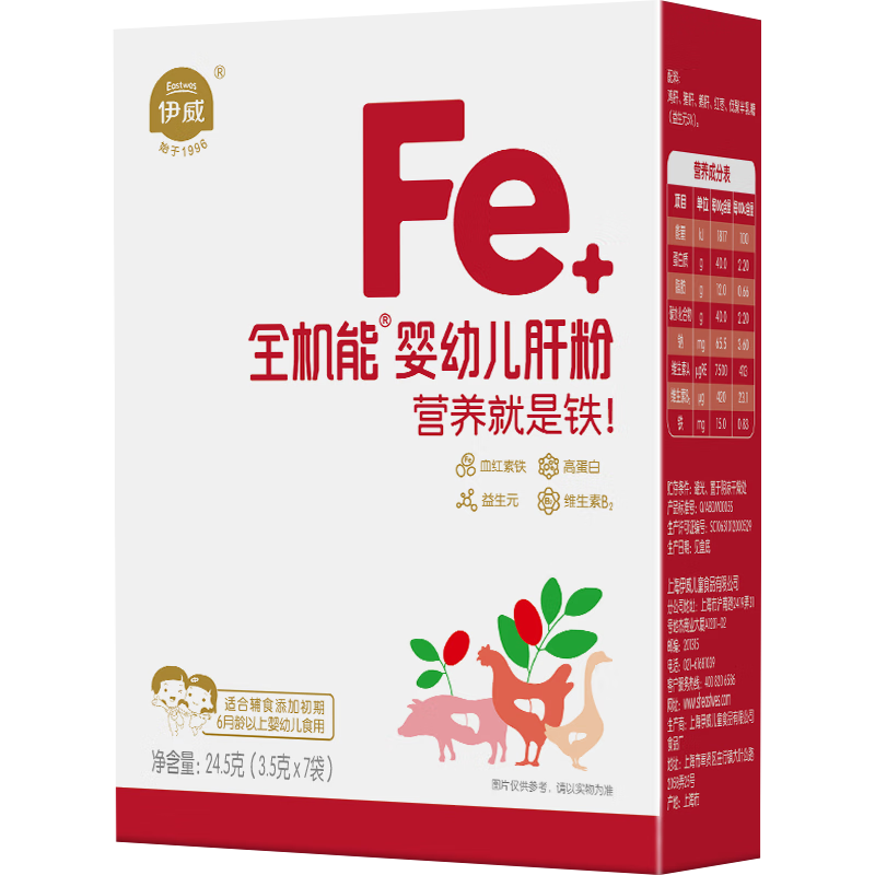 伊威宝宝猪肝粉价格走势及好评介绍