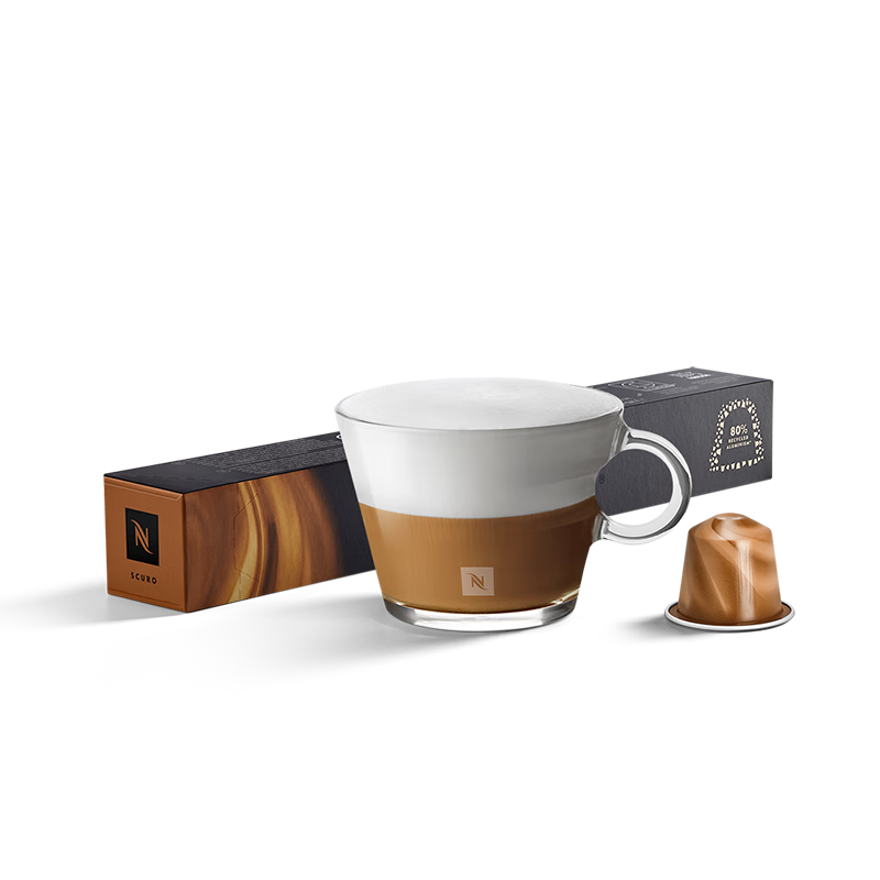Nespresso��˹�������ҿ�����ʽŨ���ڿ�����ʿ����0��0֬ 55g ˹��ŵ����10��װ