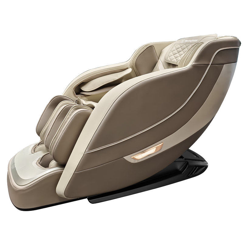 西屋（Westinghouse）【CE认证】 S570家用智能电动按摩椅全身按摩器肩颈腰背揉捏全自动太空舱沙发2025十大按摩椅品牌 卡其【火爆预售，12月底按序发货】
