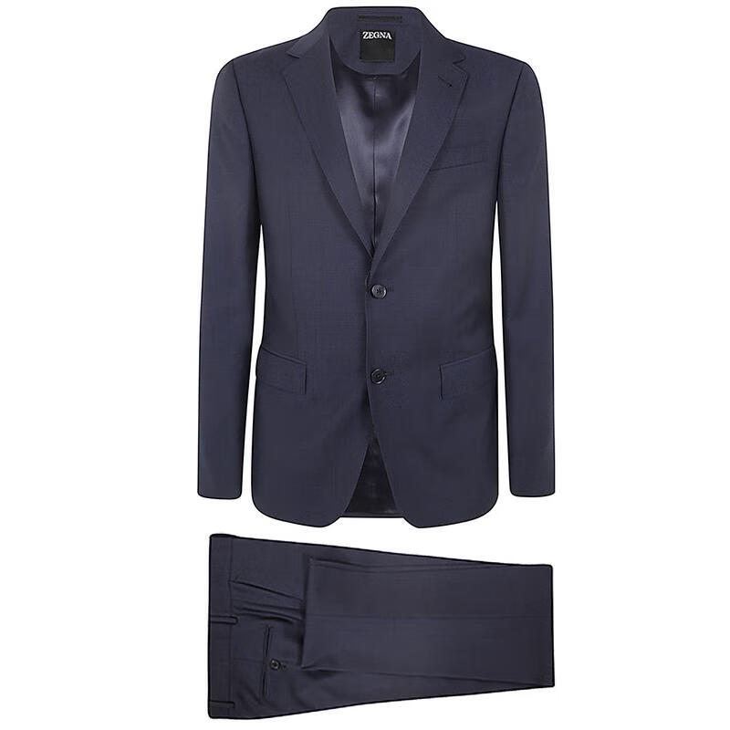 杰尼亞（Zegna）男士純休閑西裝外套 BLUE 均碼 |52