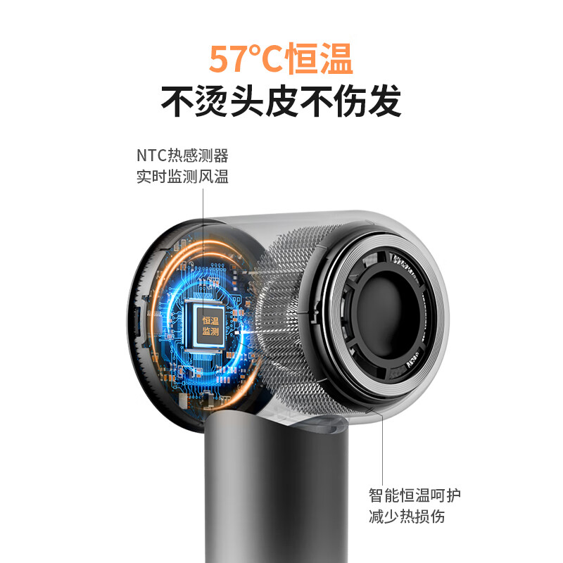 罗拉如炬罗拉Mini高速吹风机大功率速干家用儿童电吹风便携负离子迷你吹风机护发不伤发送礼送女友 【轻到离谱】2亿负离子丨高速吹风