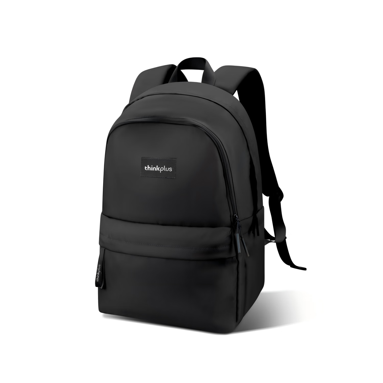ThinkPlus联想书包男士背包旅行包出差电脑包大学生双肩包新款初高中生轻便 黑色【大容量通勤款】 京东折扣/优惠券