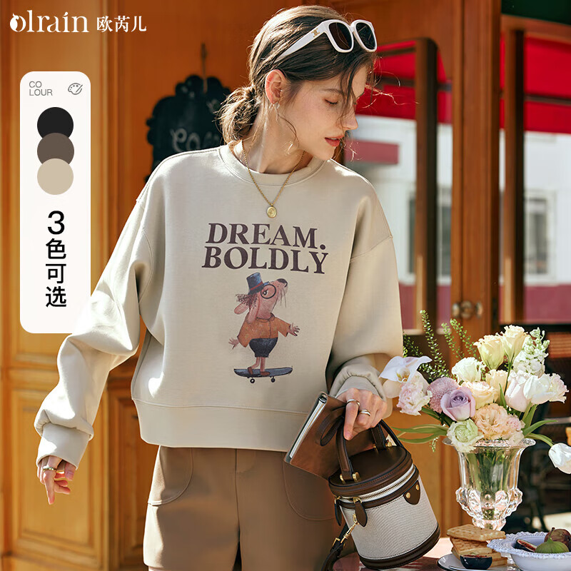 Olrainŷ�Ƕ���ʽ��������Ůװ�����¿�ӡ��С������ͷ���� �̲�ɫ M  172Ԫ