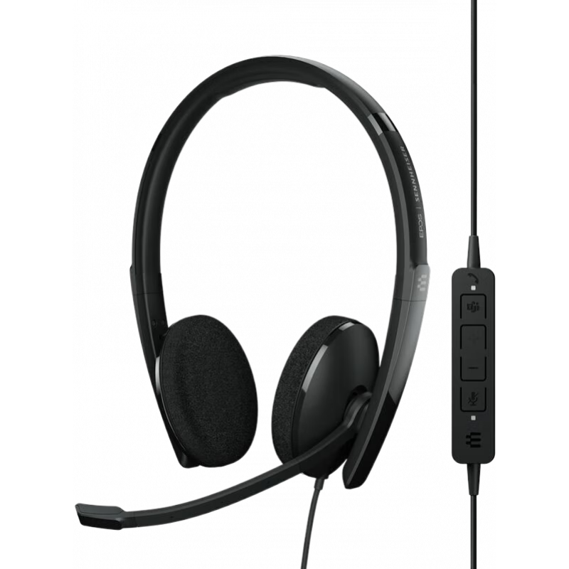 森海塞尔森海塞尔EPOS ADAPT 160T USB II有线双耳耳机话务耳机 黑色