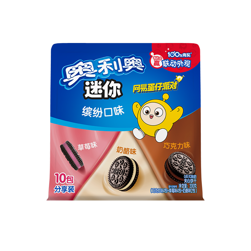 �����£�Oreo��  mini���ı����ͷ׿�ζ 200g 3��ζ  ������ʳ ��������