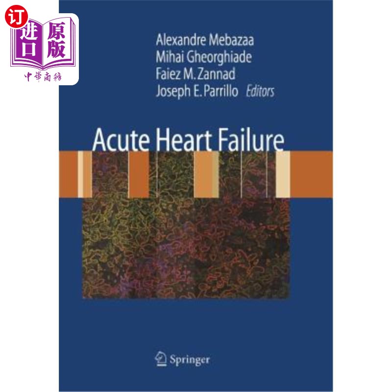 海外直订医药图书acute heart failure 急性心力衰竭