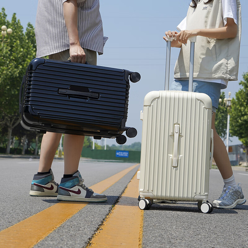 友胜保罗行李箱大容量女高颜值旅行箱拉杆箱24寸登机箱20寸学生皮箱密码箱 浅紫色 20英寸