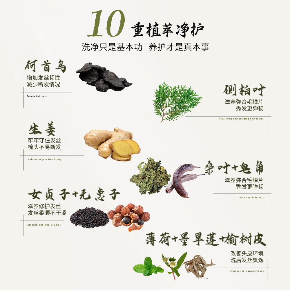 墨见侧柏叶洗发皂控油洗发水何首乌草本修护草本手工香皂 【控油养发】侧柏叶手工香皂*1盒