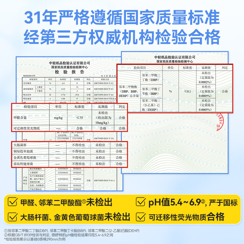 倍舒特0感棉超薄透气日夜用卫生巾套装3包 