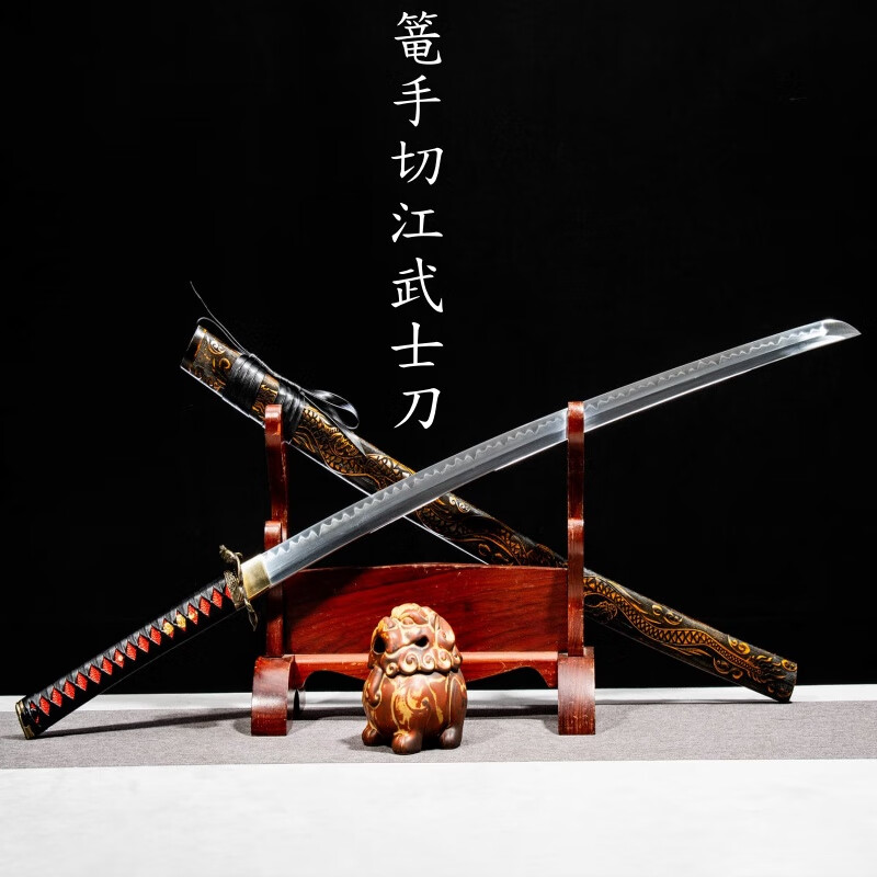 采岑武士刃龙泉市古风收藏日本动漫打刀装饰摆件武术锻炼冷兵器未开刃