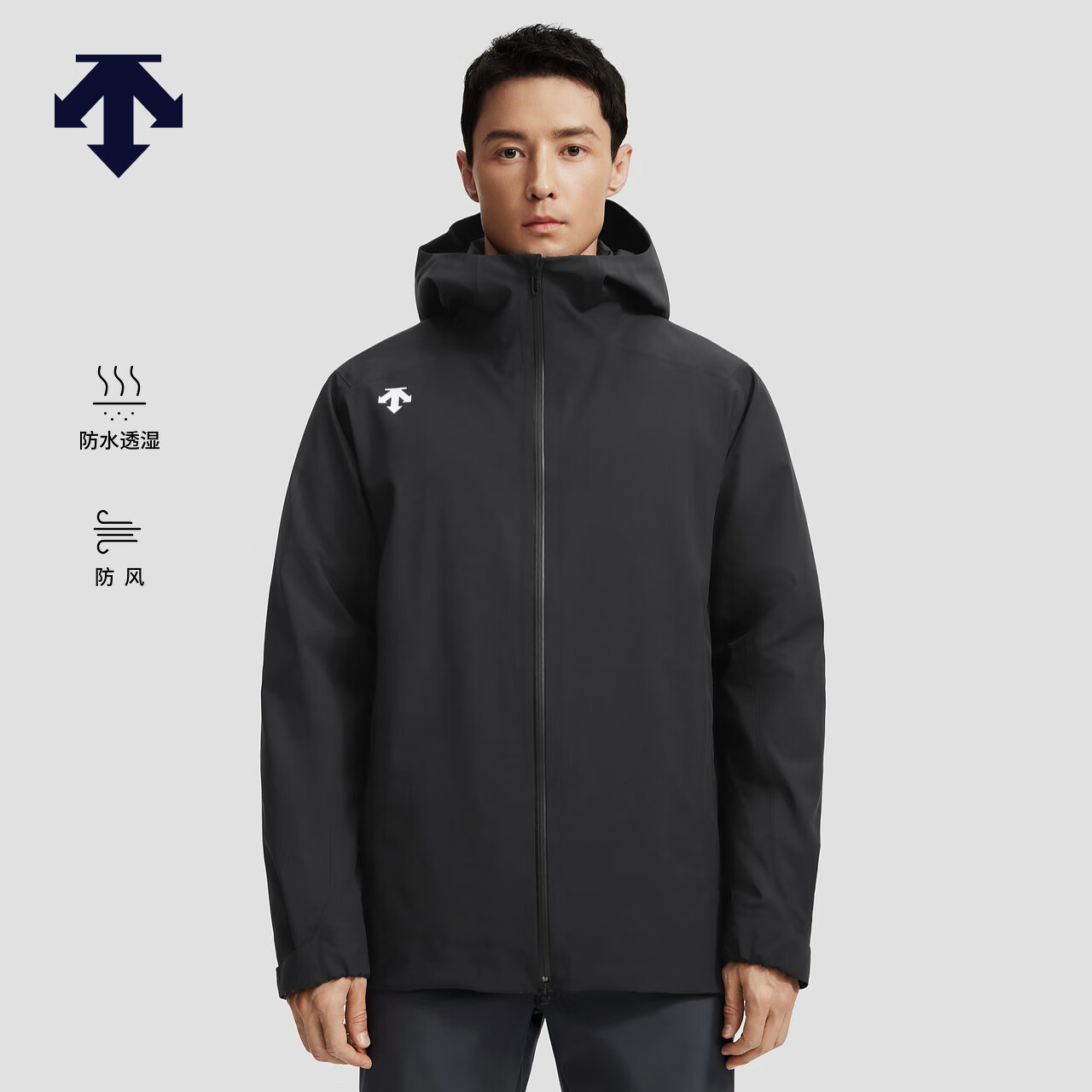 ��ɣ�أ�DESCENTE����ɣ����ѵѵ���˶�������ʿ�����ڵ�����һ����������� BK-��ɫ 2XL (185/104A) 3290Ԫ