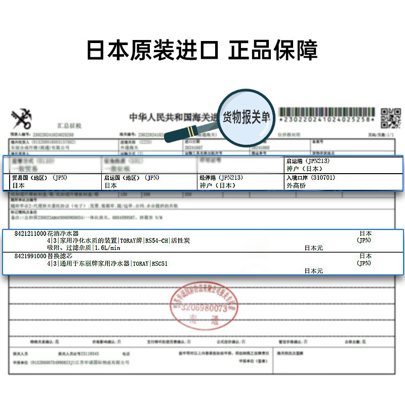 东丽(TORAY) 净水器家用小花漾花洒过滤器双效过滤除氯护肤淋浴花洒RS54日本原装进口花洒 RS54原装标配