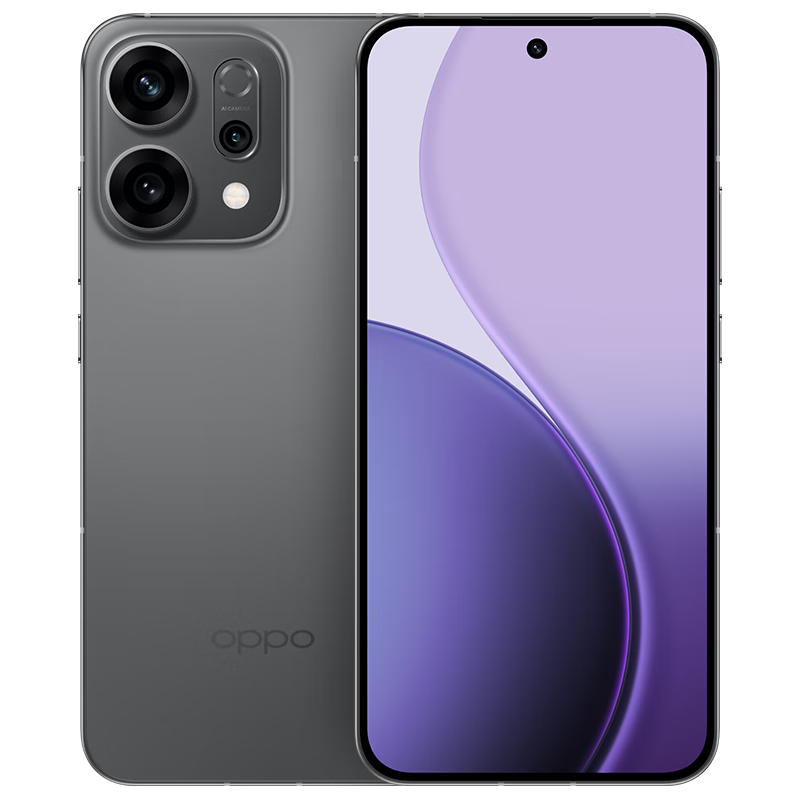 OPPO Reno14 12GB+256GB 礁石黑 高清长焦实况 全新小直屏Live图 AI拍照5G智能手机 学生游戏 国家补贴