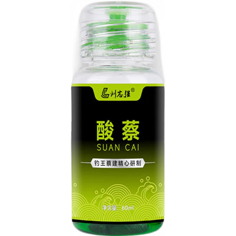 劉志強釣魚(yú)果酸小藥高濃度中藥酒誘魚(yú)劑鯽魚(yú)餌料 60ml【酸蔡】