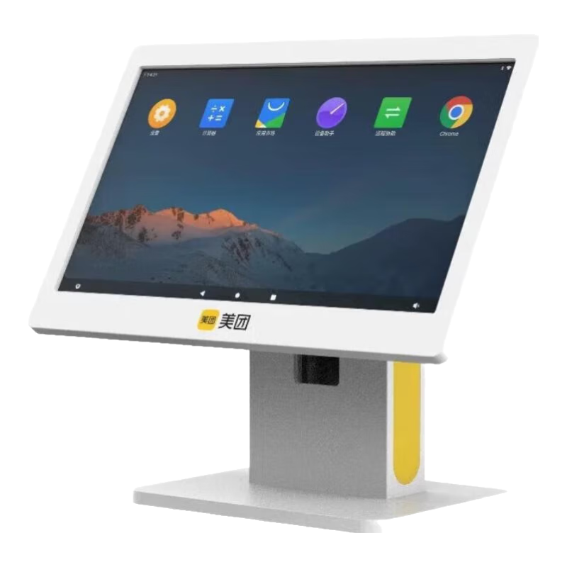 美團收銀機一體機 收銀系統管理一體機智能青春版 奶茶咖啡火鍋面館小吃快餐店餐飲掃碼點(diǎn)餐打印一體機 餐飲6/茶飲：收銀機+系統+小票機+掃碼盒+標簽機