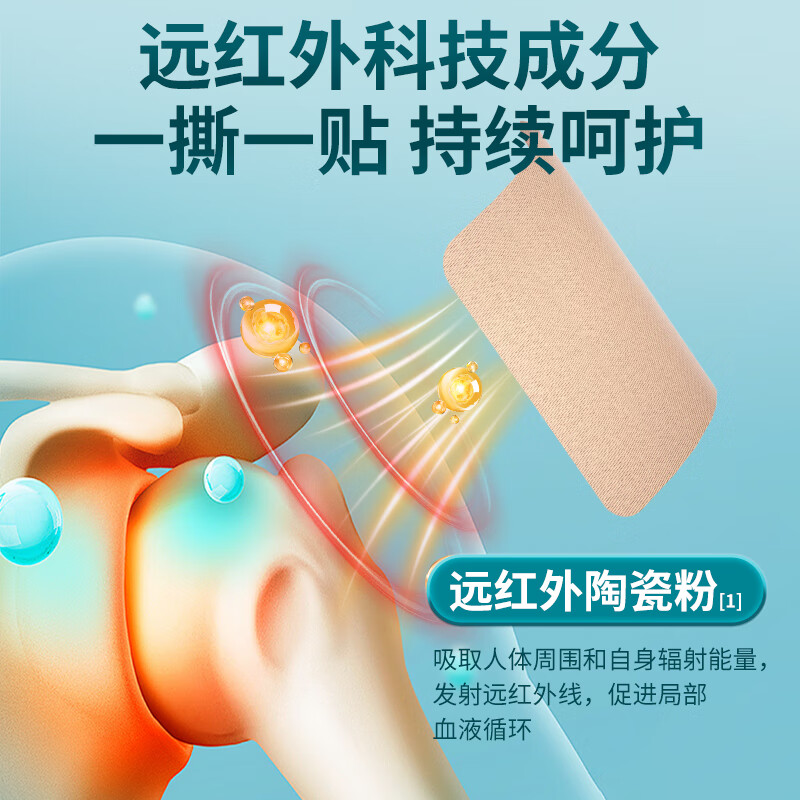 宝元堂肩周炎远红外磁疗贴肩膀疼痛僵硬肩周劳损抬臂困难肩周炎专用贴膏 5盒【巩固装】严重肩周炎 长期疼痛消炎止痛