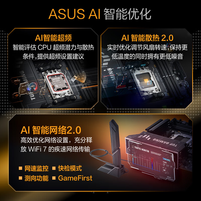 华硕 TUF GAMING X870E-PLUS WIFI7 图 3