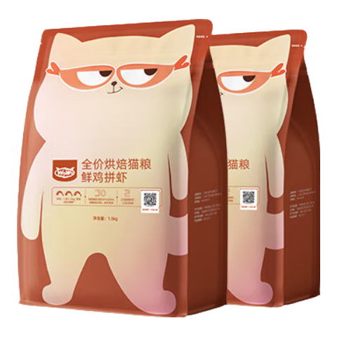 喔喔（WOWO）低温烘焙猫粮无谷幼猫成猫营养高蛋白鸡肉磷虾全价全期通用型猫粮 【推荐】鲜鸡+南极磷虾烘焙粮6斤